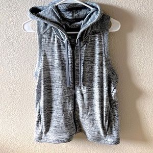 Athleta Gray Heather Studio Vest